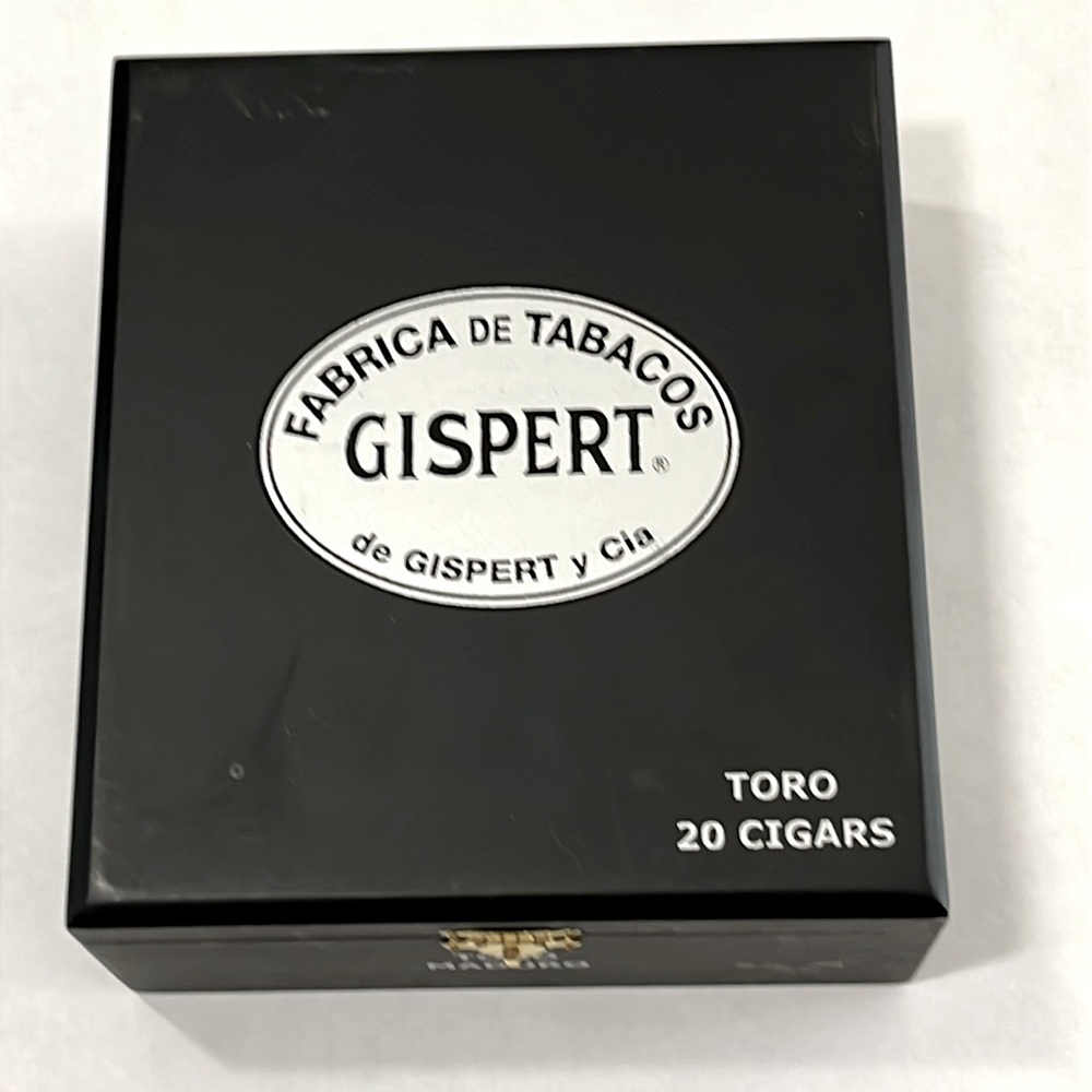 Vintage Cigar Box Wood Gispert Handmade Honduras Toro Maduro Nicknack Storage
